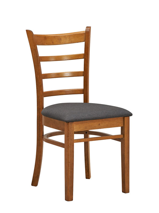 Mackay Walnut 5 Piece Round Dining Setting - Shopica Pty Ltd