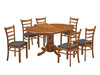 Mackay Regal Round Extendable Dining Table in Walnut - Shopica Pty Ltd