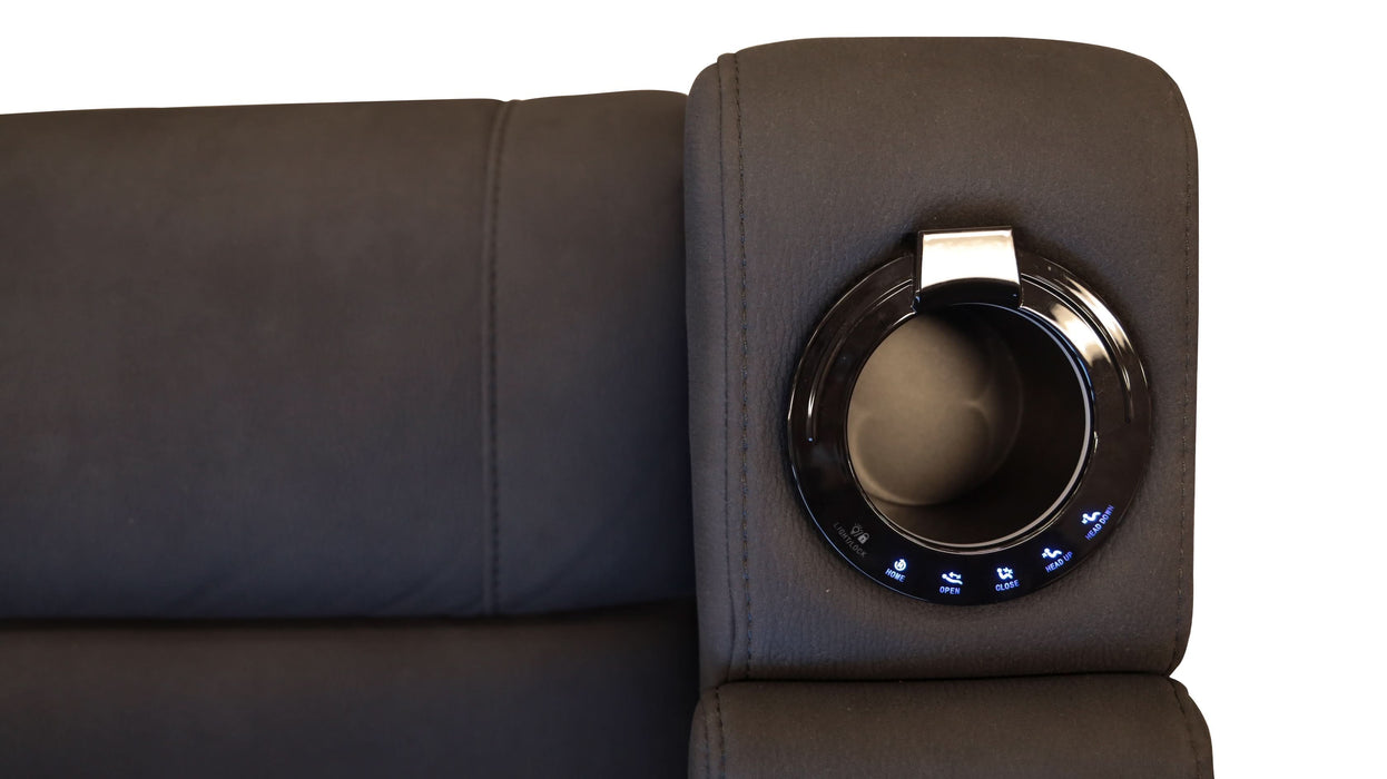 Academy Smart Electric Recliner Chair Black Lounge Mkii - Shopica Pty Ltd