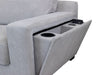 Callaway Comfort Corner Modular Lounge in Light Grey - Shopica Pty Ltd