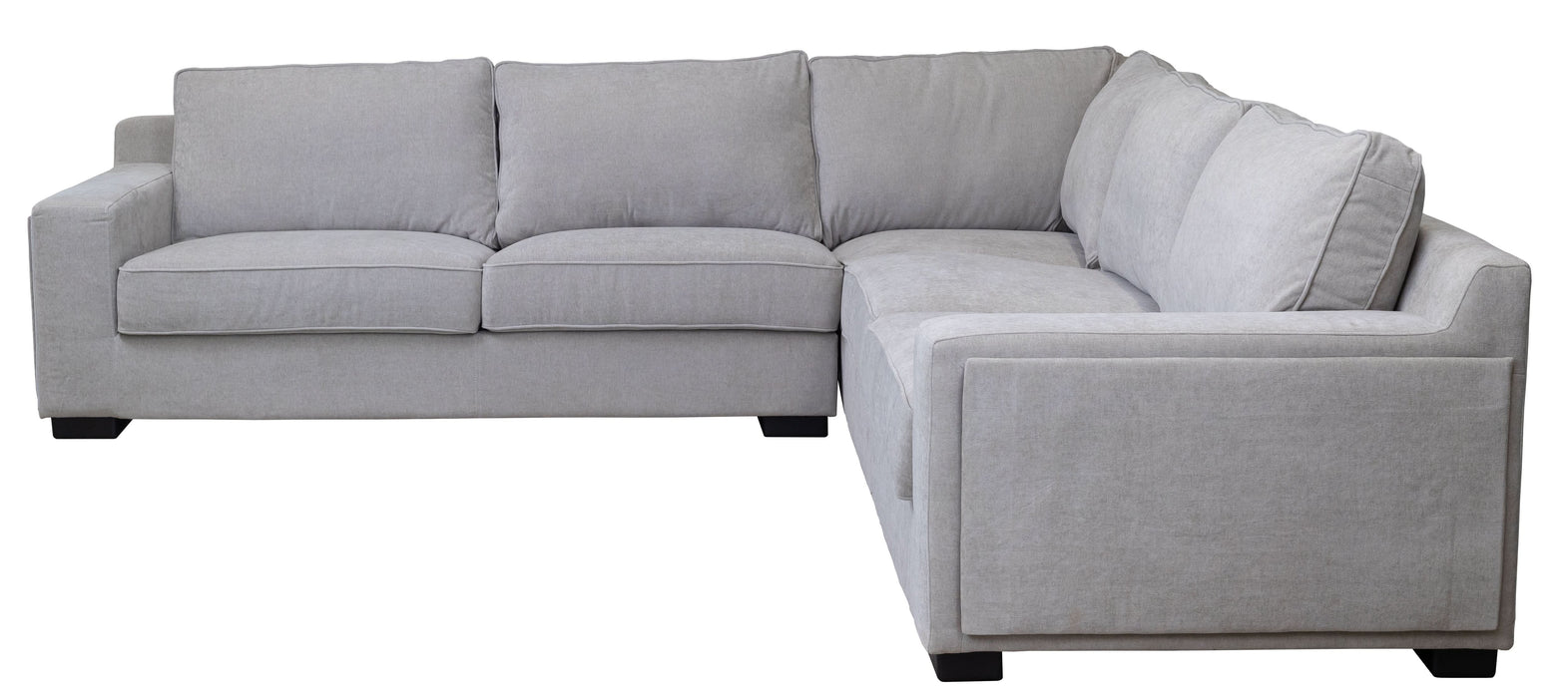 Callaway Comfort Corner Modular Lounge in Light Grey - Shopica Pty Ltd