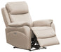 Camden Luxe Leather Electric Recliner Set Silver - Shopica Pty Ltd