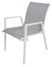 White Chic: Icaria 7 Pie Outdoor Dining Ensemble - Sleek Table & Chair Set - Shopica Pty Ltd