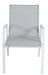 White Chic: Icaria 7 Pie Outdoor Dining Ensemble - Sleek Table & Chair Set - Shopica Pty Ltd