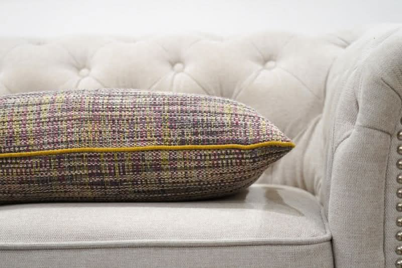 Multicolor Woven Cushion - Duck Feather Insert