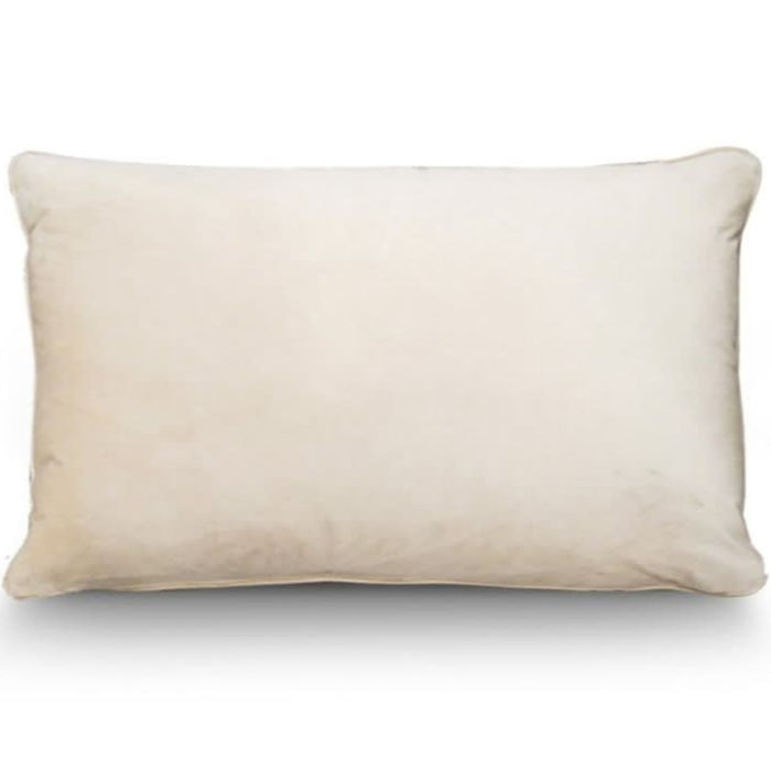 White Felt Cushion - Duck Feather Insert