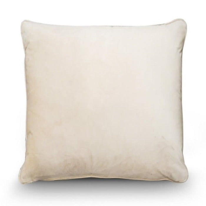 White Felt Cushion - Duck Feather Insert