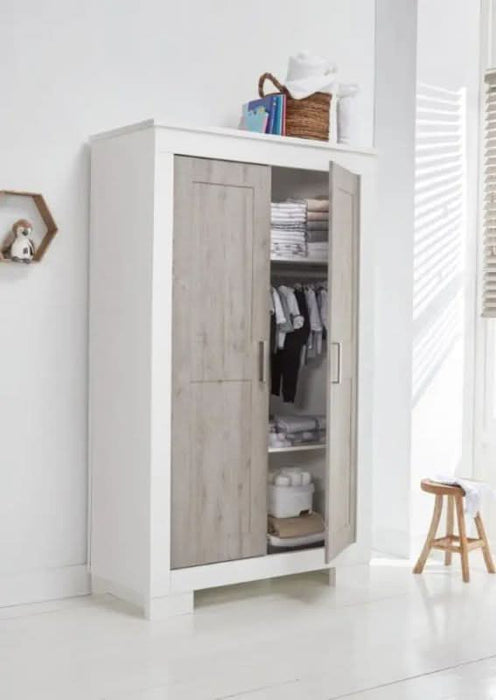 Love N Care Lucca Wardrobe White & Ash