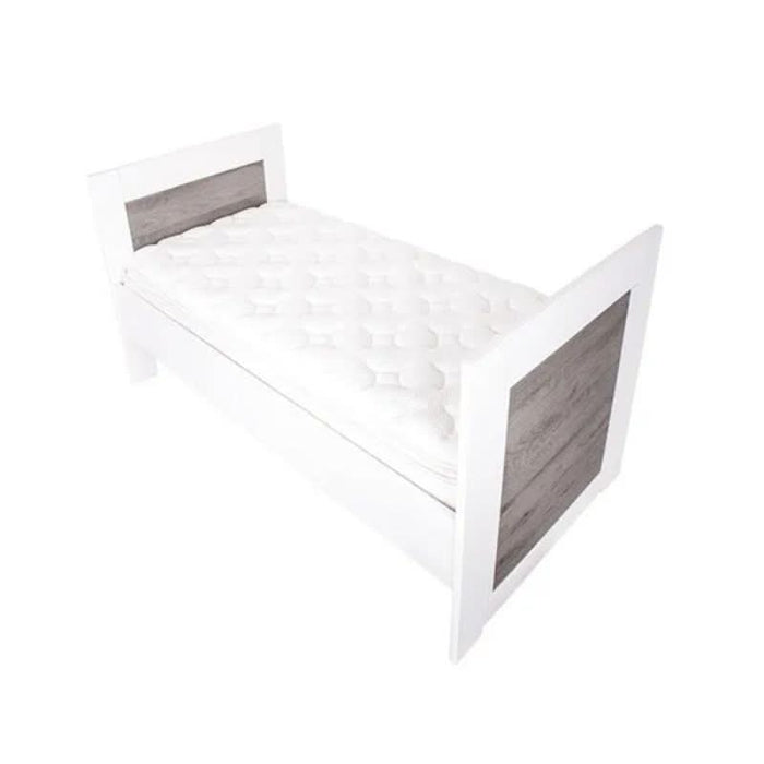 Love N Care Lucca Single Bed Kit White & Ash