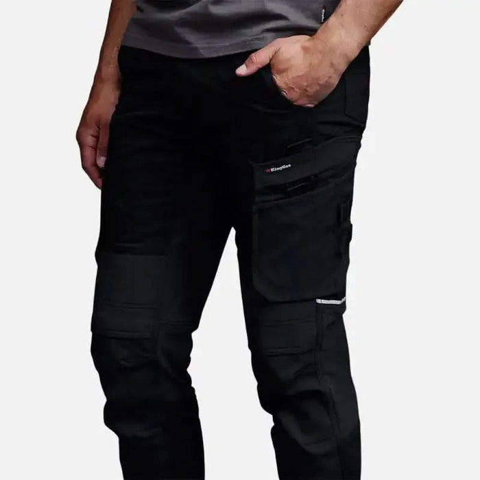 King Gee Quantum Lightweight Stretch Ripstop Pants with Knee Pockets