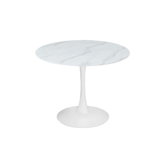 SPIN RND DIN TABLE - WHIT (2CTN)