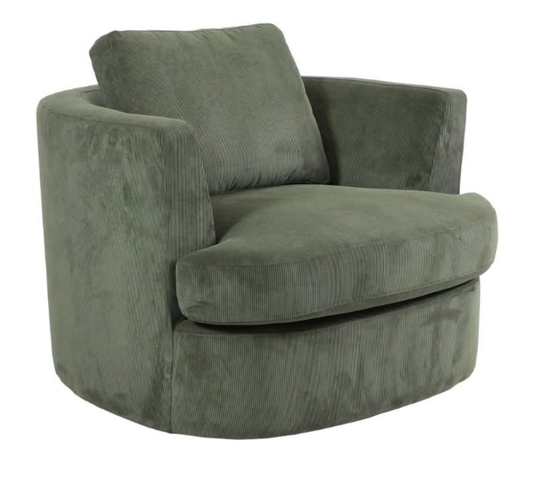 Charlotte Swivel Chair - Olive