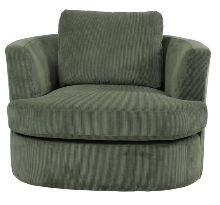 Charlotte Swivel Chair - Olive