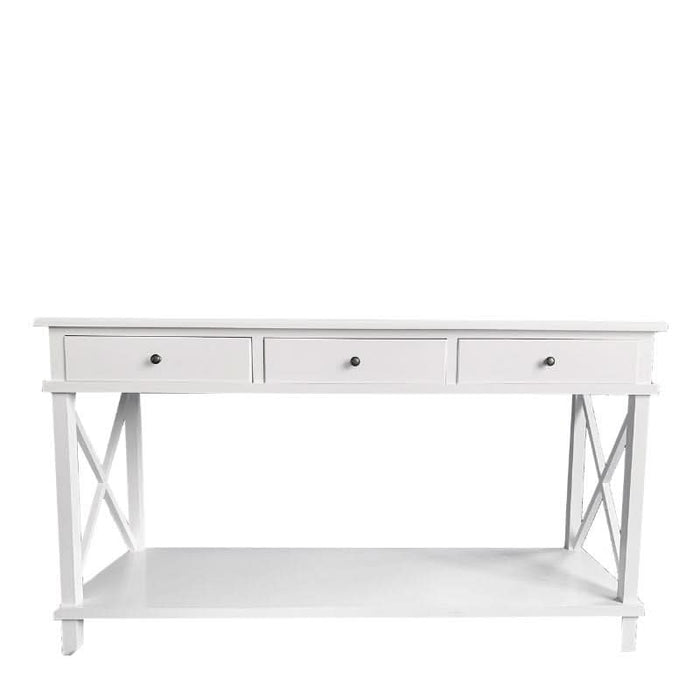 Hampton Console Table - 150CM Wide, White Finish