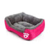 Soft, durable, and washable pink princess pet bed in two sizes.
