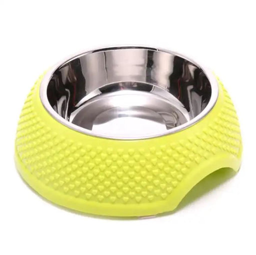 Elegant and functional pet feeder in pink, blue, and green