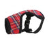 A perfect mix of fashion and function - dog vest harness in vibrant checks