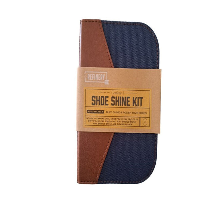 Natural Wax Buff, Shine & Polish Shoe Shine Kit