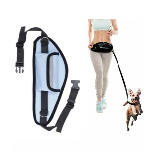 Sleek hands-free dog leash, bringing functionality and freedom to your outdoor adventures