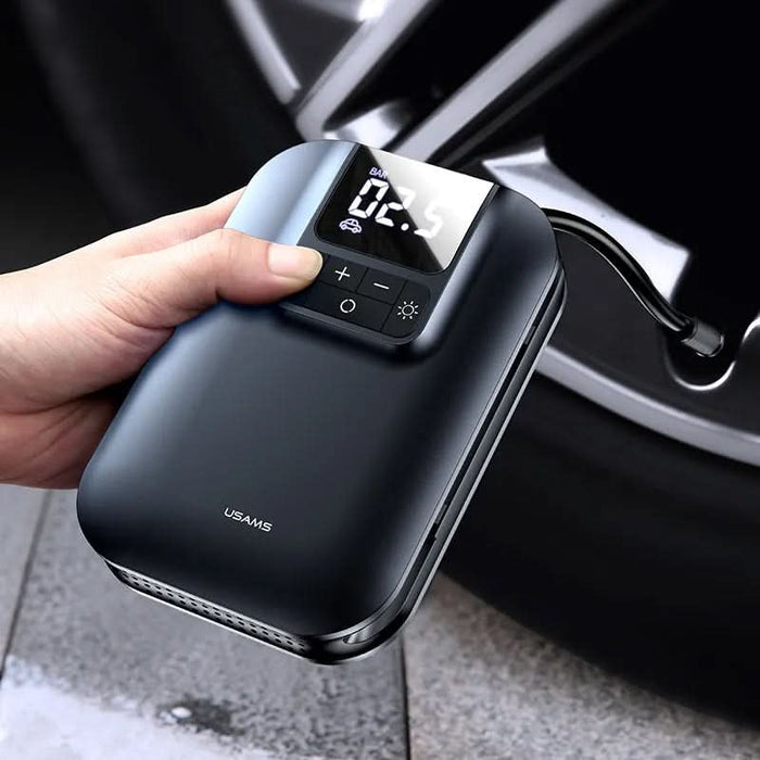 How to effortlessly use Mini Portable Air Pump to elevate your road trip experience